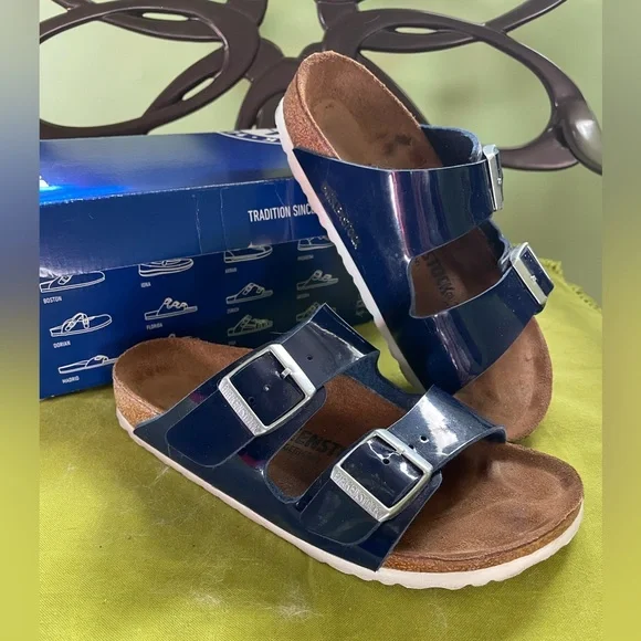 Birkenstock | Shoes | Arizona Style Birkenstock In Dress Blue | Poshmark Birkenstock | Shoes | Arizona Style Birkenstock In Dress Blue | Poshmark